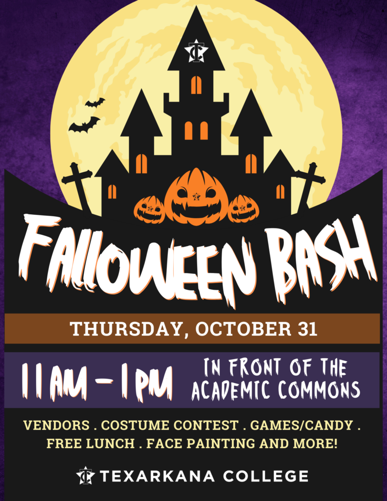 Have a fiendishly good time at Falloween Bash on October 31 at 11am in front of Academic Commons