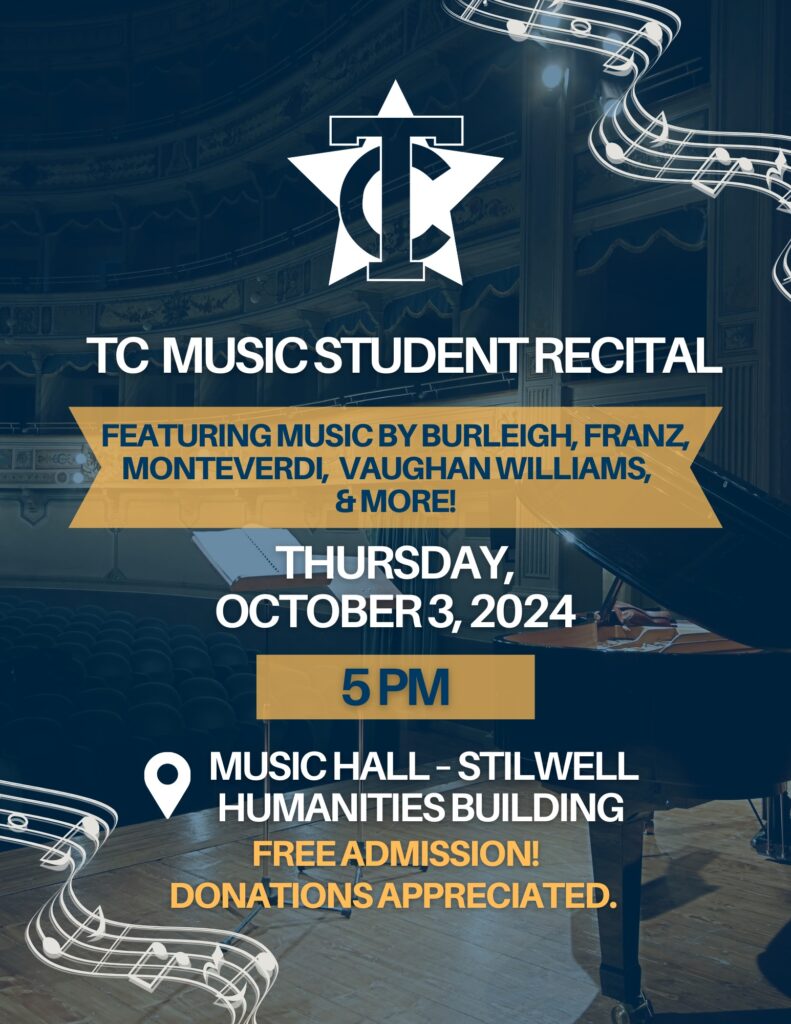 Student Recital flyer